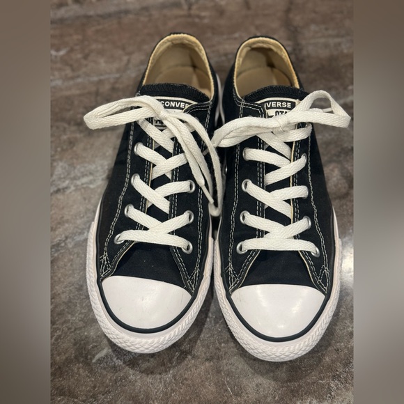 Converse All star low, size 3 youth, black - Picture 1 of 5